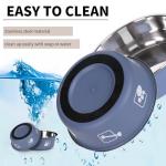 FrutPunch Stainless Steel Dog Bowls, Dog Food Bowl with Silicone Non-Slip, Puppy Bowls for Medium, Set of 2