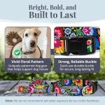 Lucky Love Dog - Easy Click Buckle Dog Collar with Leash Set Combo, Durable & Comfortable for Male & Female Dogs, Pet Collar for Small Dogs, Secure Fit - Blackbird Combo, Small