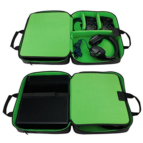 Xbox Carrying Case - Water-Resistant Travel Bag, Green