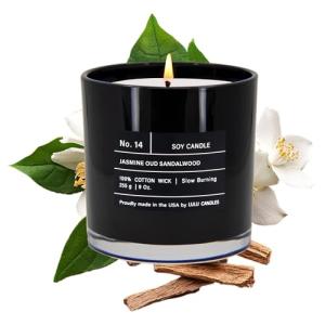 Lulu Candles Jasmine, Oud & Sandalwood Jar Candle