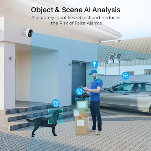 MaxiViz Outdoor Wireless Security Cameras - 2 Pack