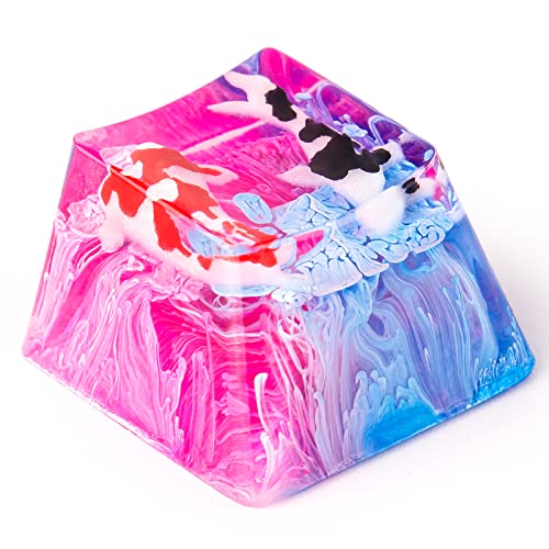 Koi Fish Resin Artisan Keycaps for Cherry MX