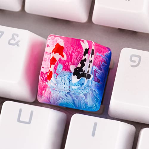 Koi Fish Resin Artisan Keycaps for Cherry MX