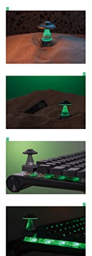 Holyoops UFO Artisan Keycap - Black Back Lit