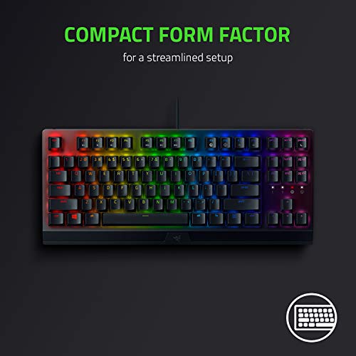 Razer BlackWidow V3 TKL Keyboard: Yellow Mechanical Switches
