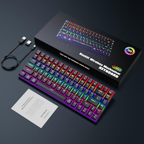 SABLUTE Compact Bluetooth Mechanical Gaming Keyboard