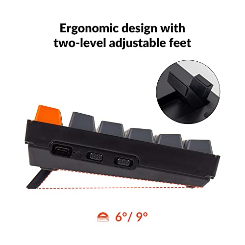 Keychron K10: Bluetooth Wireless Mechanical Keyboard - Gateron G Pro Brown