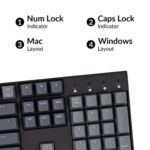 Keychron K10: Bluetooth Wireless Mechanical Keyboard - Gateron G Pro Brown