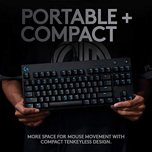 Logitech G PRO Mechanical Gaming Keyboard, Tenkeyless, RGB