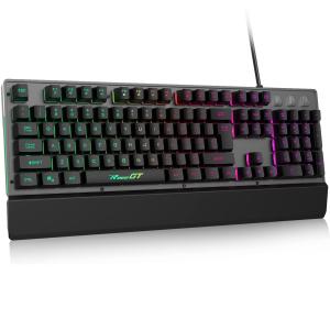 RaceGT Wired Mechanical Gaming Keyboard with Rainbow Backlit