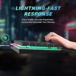 RaceGT Wired Mechanical Gaming Keyboard with Rainbow Backlit