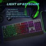 RaceGT Wired Mechanical Gaming Keyboard with Rainbow Backlit