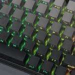 Gray Gradient Side Printed PBT Keycaps - 136 Key OEM