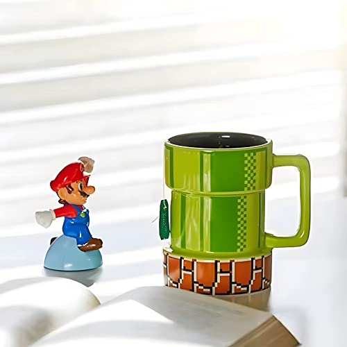 Super Mario Warp Pipe Ceramic Coffee Mug 15 Oz