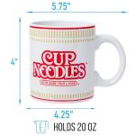 Nissin Cup Noodles Graphic Ceramic Mug 591ml