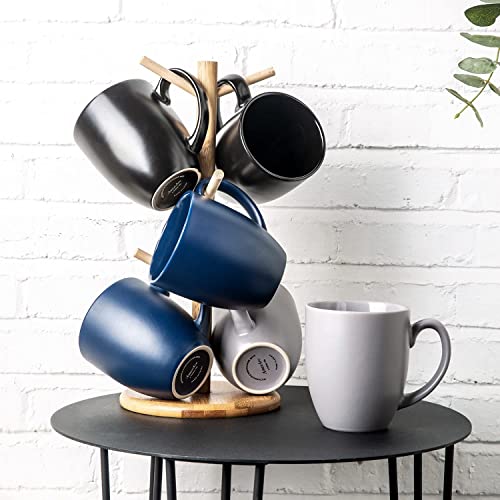 AmorArc 6-Piece Ceramic Coffee Mug Set