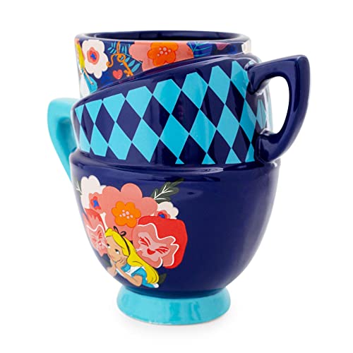 Disney Alice in Wonderland Stacking Ceramic Mugs
