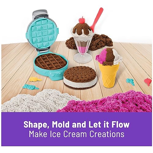 Kinetic Sand Magic Ice Cream Set with Tools