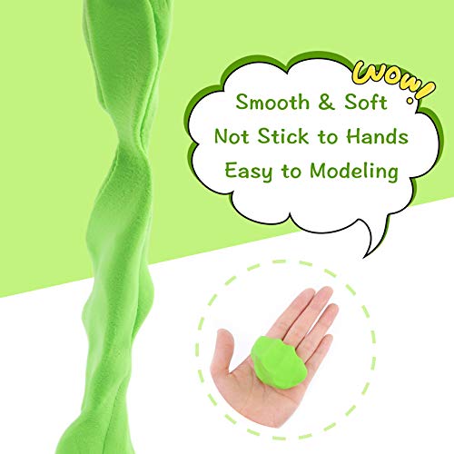 Holicolor 36-Color Air Dry Clay Kit for Kids