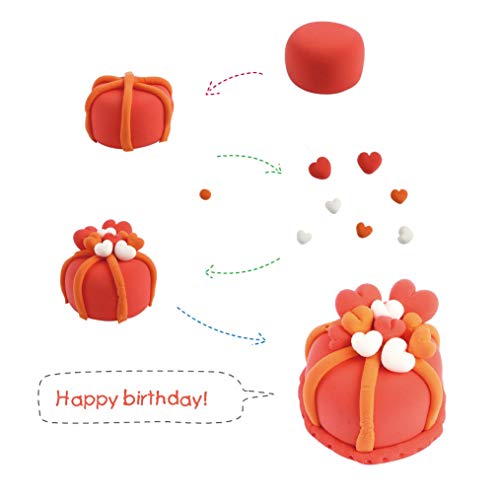 Holicolor 36-Color Air Dry Clay Kit for Kids