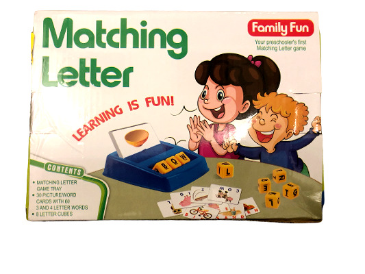 Letter Matching Scrabble Game for Kids 2-5