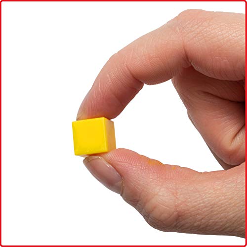 Four Color Base Ten Set for Kids - 121 Pieces