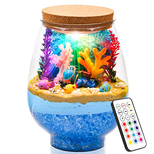 Light-Up Mermaid Terrarium Craft Kit for Kids