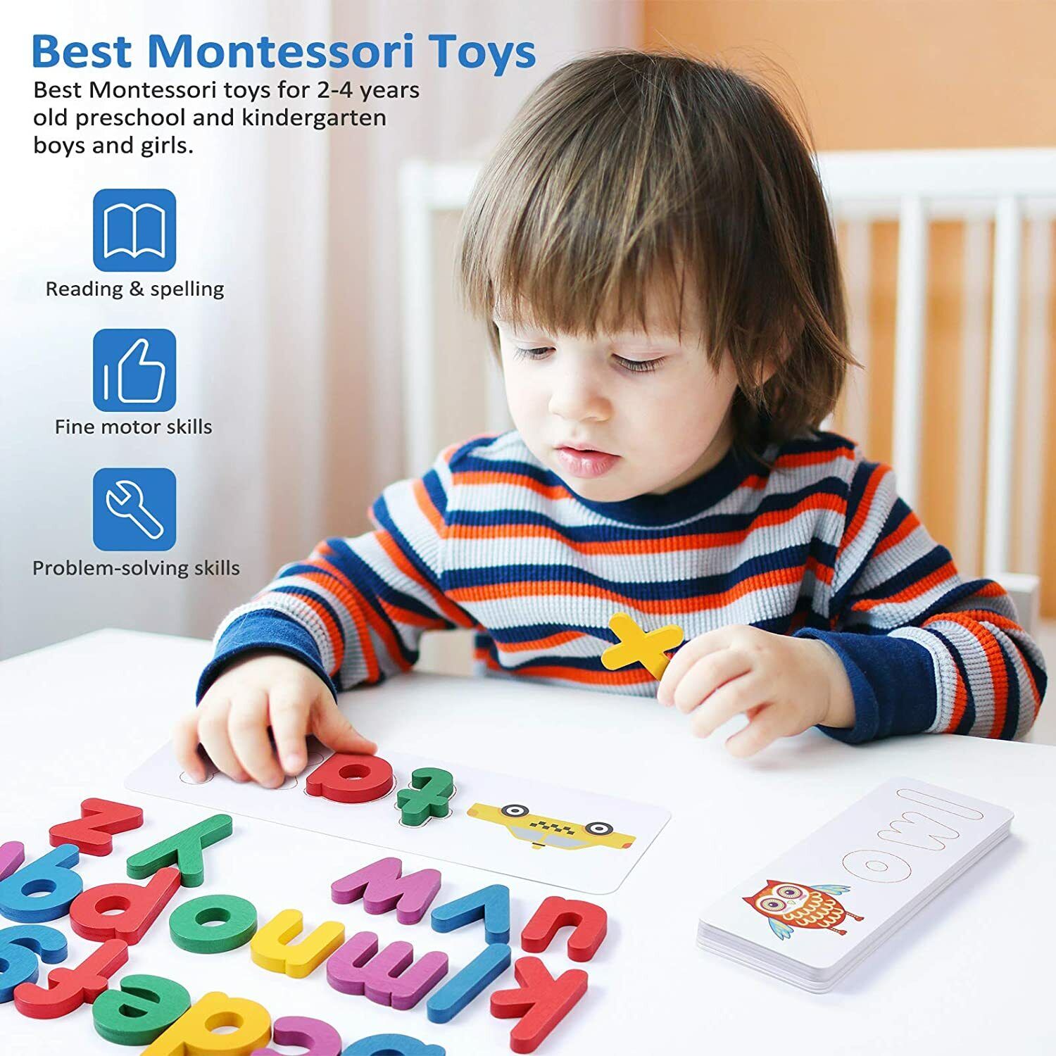 See and Spell Flash Cards for Kids 2+