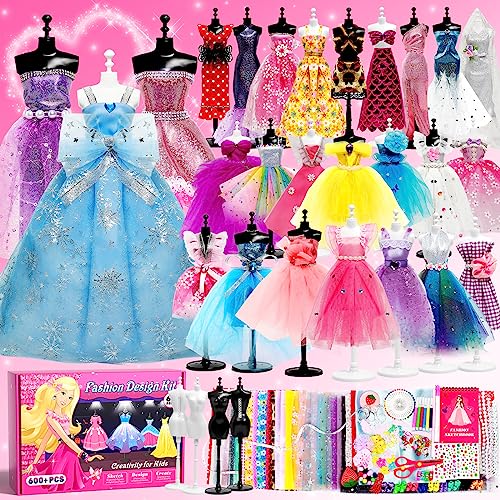 600+PCS Fashion Design Kit for Creative Kids