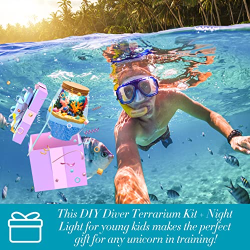 Light-Up Mermaid Terrarium Craft Kit for Kids