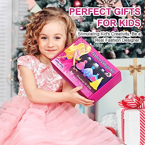 600+PCS Fashion Design Kit for Creative Kids
