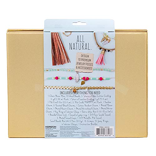 DIY Leather Charm Jewelry Kit for Creative Kids