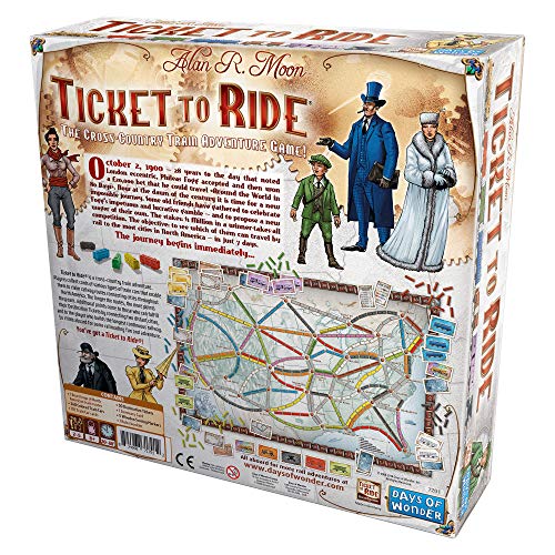 Ticket to Ride Board Game for Ages 8+