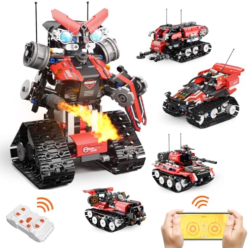 STEM Robot Building Kit: 5-in-1 Block Set