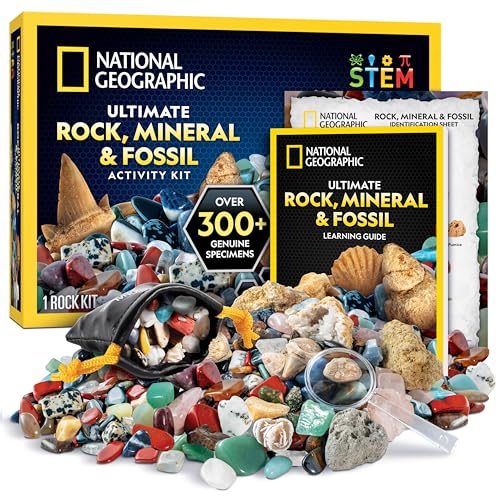 300+ Piece National Geographic Rock Collection for Kids