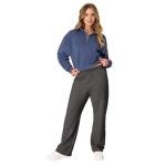 Hanes Women's EcoSoft Open Leg Sweatpants, Slate XL