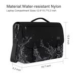 MATEIN Black 15.6" Laptop Messenger Bag