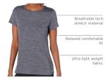 Women's Quick-Dry Workout T-Shirts - Pack of 2