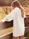 ANRABESS Women’s Oversized Chunky Sweater Dress