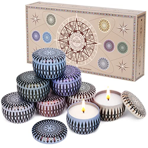 8-Pack Aromatherapy Candle Set for Women