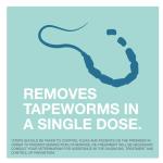 Elanco Tapeworm Dewormer for Cats – 3 Tablets