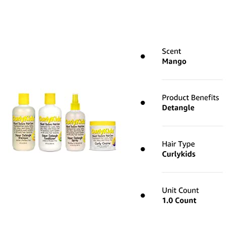 CurlyKids 4-Pack HairCare Set for Mixed Hair