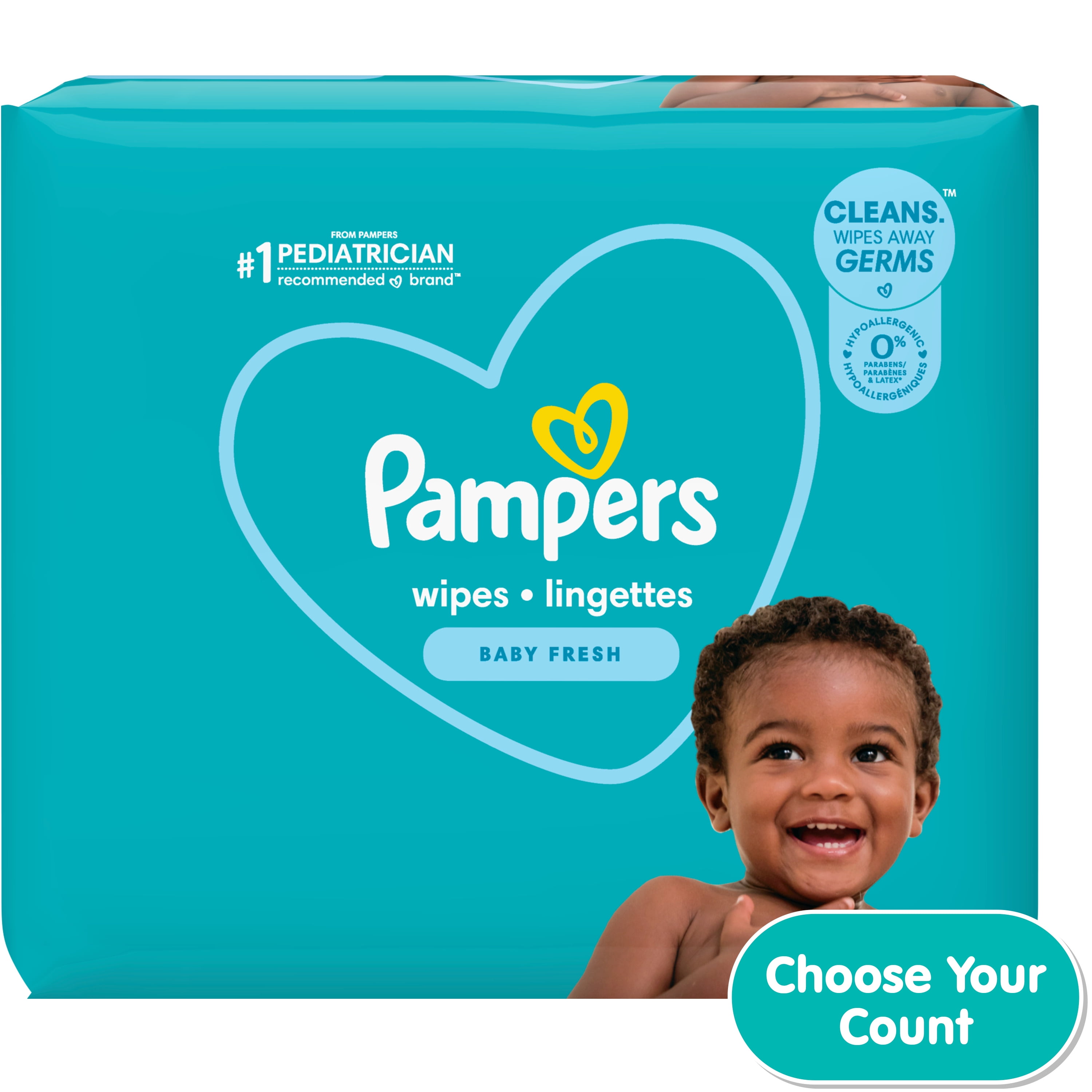 Pampers Fresh Baby Wipes - Multiple Options