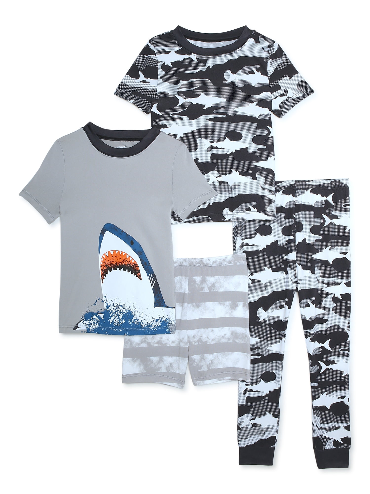 Cozy 4-Piece Pajama Set for Baby Boys
