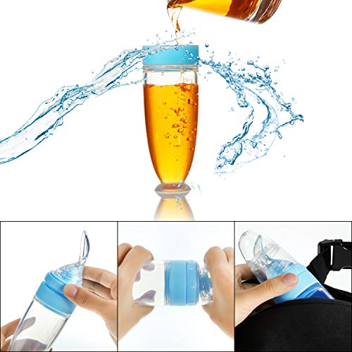 Silicone Baby Feeding Spoons with Stand - 2 Pack