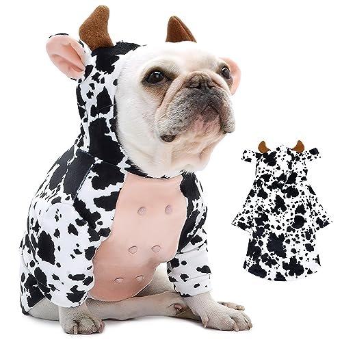 Adorable Cow Costume for Dogs - Halloween Outfit