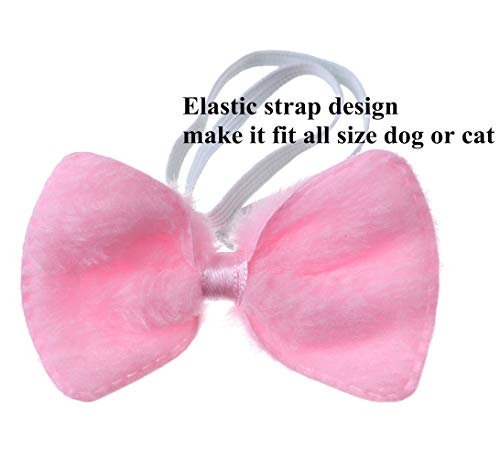 Dog Bunny Costume with Ears, Tail, and Bowtie