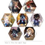 Cowboy Costume with Hat for Small Dogs
