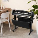 VEVOR Vinyl Cutter 34 Inch Bundle, Vinyl Cutter Machine Manual Vinyl Plotter Cutter with Signmaster Software for Design and Cut, with Supplies and Tools