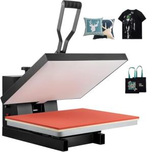 VEVOR Heat Press 16x24, 1700W Power Heat Press Machine, Fast Heating, High Pressure Heat Press Machine for T-Shirt, Digital Industrial Sublimation Printer for Heat Transfer Vinyl, Easy to Use, Black